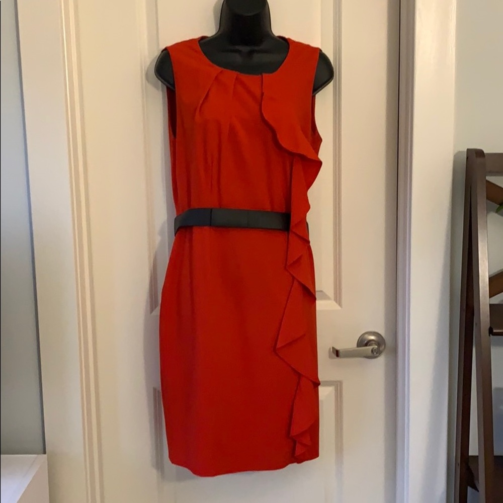 Calvin Klein sheath Dress with Belt